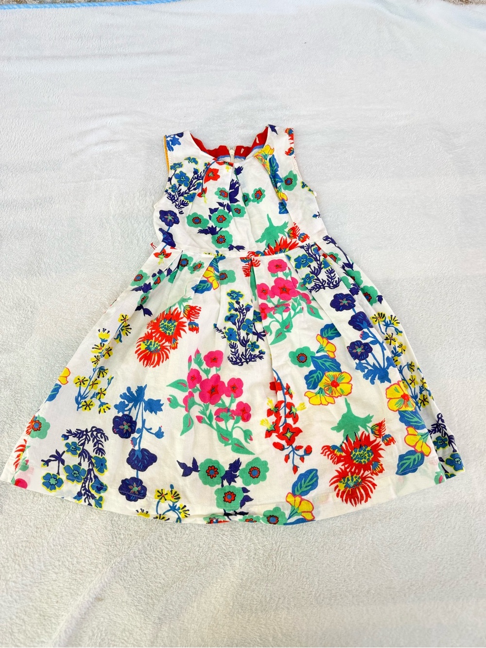 Girls' Floral Cotton Sundress